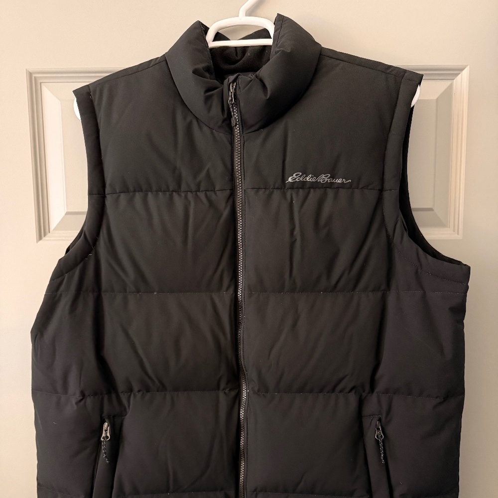 Eddie Bauer Down Vest Mens Size XLT
